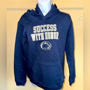 Penn State Success with Honor navy blue hoodie Youth L 14/16 NWT